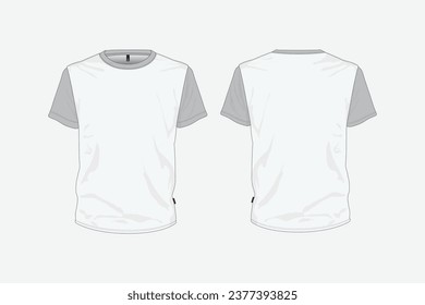 White short-sleeve t-shirt mockup for men and women