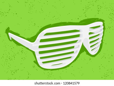 White shutter shades