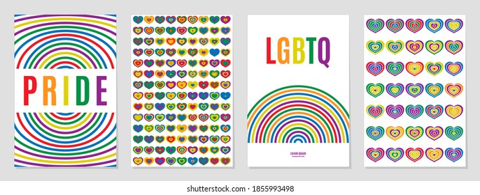 White Sign pride lgbt symbol rainbow illustration background. flag colorful vector