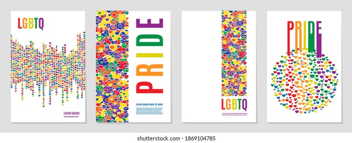White Sign pride lgbt symbol rainbow illustration background. background bisexual vector