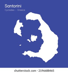 817 Santorini Map Images, Stock Photos & Vectors | Shutterstock