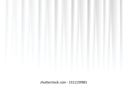 White silk For advertising media design That needs softness, Vector illustration