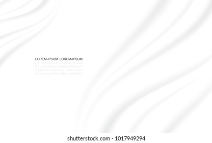 White silk satin background smooth texture background