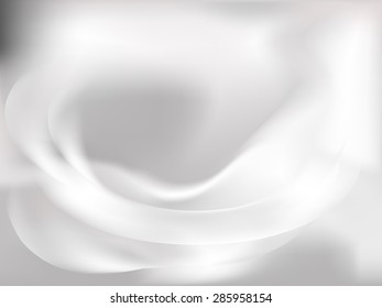 white silk smooth flow background vector design