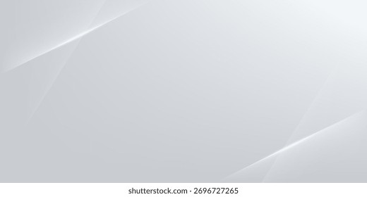 White and silver abstract background. Smooth abstract background, blurred pattern. Light pale vector background. Abstract pale geometric pattern eps 10