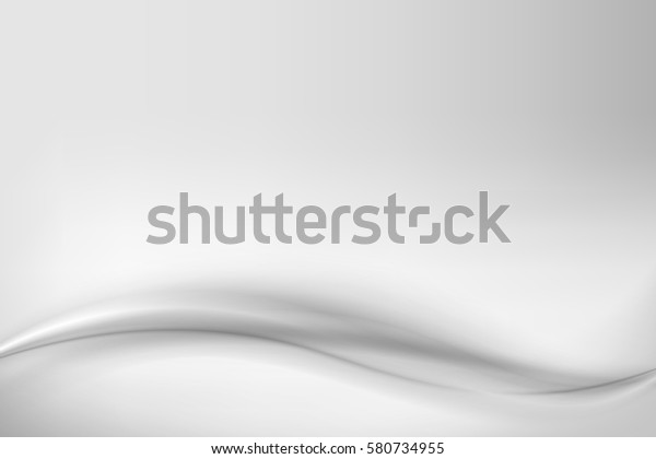 White Silver Abstract Background Vector Illustration Stock Vector