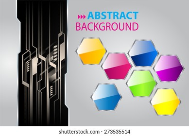 white silver color Light Abstract Technology background computer graphic website internet and business. circuit. vector illustration. text box. Brochure. card. banner flyer magazine. Design label. 