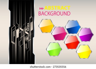white silver color Light Abstract Technology background computer graphic website internet and business. circuit. vector illustration. text box. Brochure. card. banner flyer magazine. Design label. 