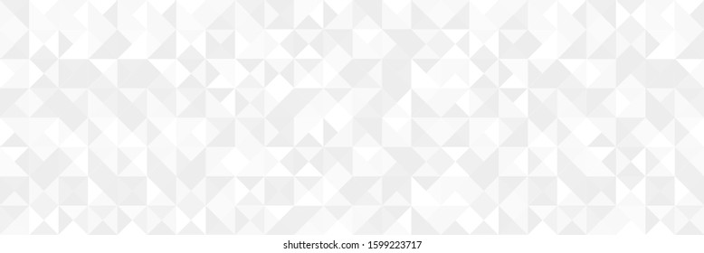 White silver geometric universal background for business presentation . Abstract elegant seamless pattern. Minimalist empty triangular BG. Halftone monochrome cover. Modern digital Happy New Year 2020