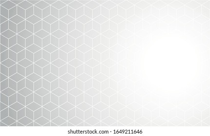 White silver geometric universal background for business presentation . Abstract elegant seamless pattern. Minimalist empty triangular BG. Halftone monochrome cover. Modern digital