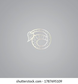 White silver line art sacral geometry gradient alchemy symbol icon in modern style. Can be used for fluent design poster, electronic music technology cover, flyer, logo, t-shirt print.