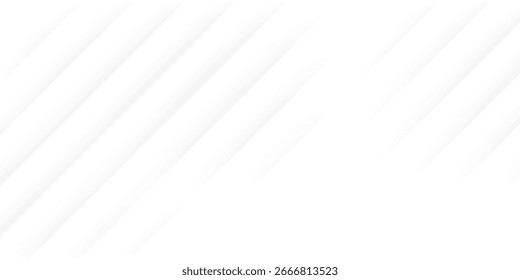 Fondo moderno abstracto simple blanco con líneas diagonales. Ilustración vectorial abstracta moderna