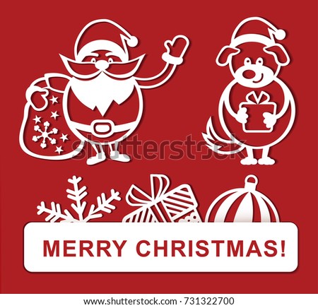 white simple christmas drawings on red background merry christmas banner santa christmas dog - Simple Christmas Drawings white simple christmas drawings on red background merry christmas banner santa christmas dog - Simple Christmas Drawings