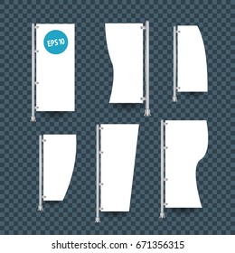 white simple city banners