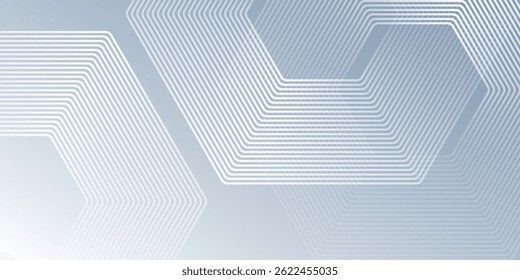 Branco simples com textura de hexágono ondulado dinâmico. adequado para papel de parede poster banner abstract