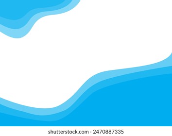 White and sky color abstract background, abstract background with wave