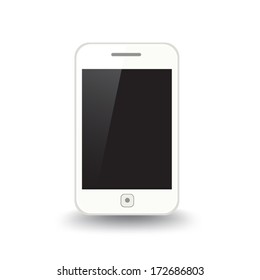 White Smart Phone