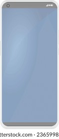 Teléfono inteligente blanco. ilustración vectorial