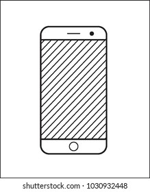 White smartphone mockup