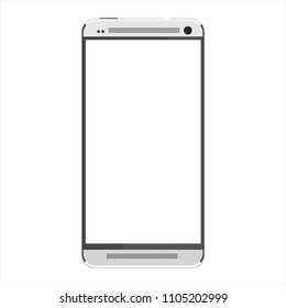 White smartphone mockup 