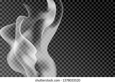 Vector de fondo abstracto de humo blanco