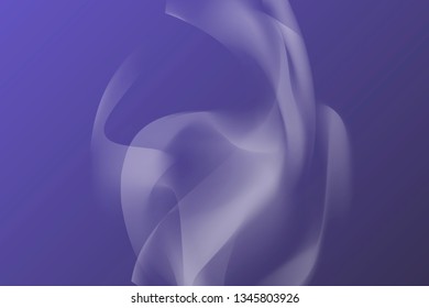 White smoke abstract on purple background vector