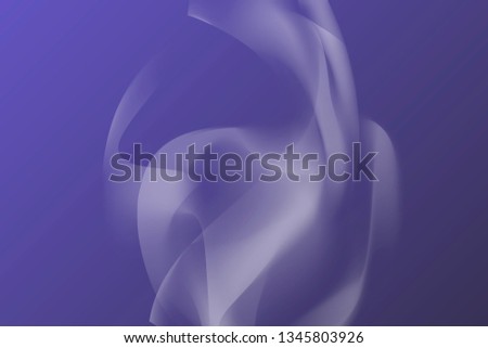 White smoke abstract on purple background vector