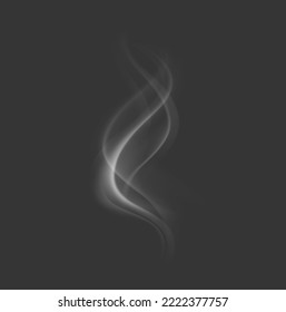 Efecto de humo blanco, vector de iconos