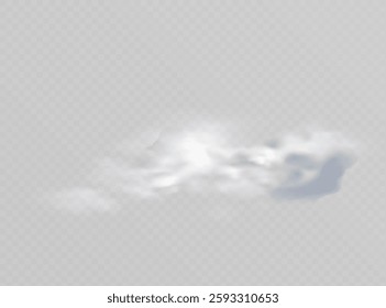 White smoke or fog flow on floor. Large mist on a transparent background. Smoke on stage studio. White cloud