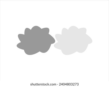 White smoke fragments on black background,Steam smoke with ring and swirl shape realistic set white on dark transparent background isolated,Comic smoke puffs set,Abstract smoke isolated on black ,