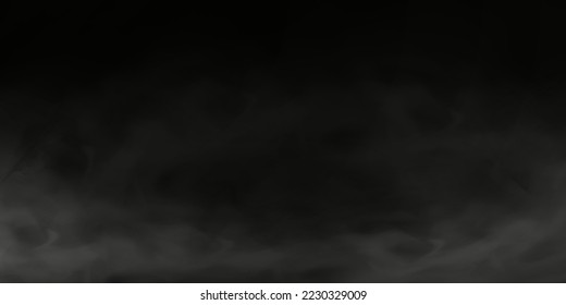 White smoke puff isolated on transparent black background. PNG. Steam explosion special effect. Effective texture of steam, fog, smoke png. Vector.
