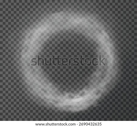 White smoke puff isolated on transparent black background. PNG. Steam explosion special effect. Effective texture of steam, fog, smoke png. Vector.