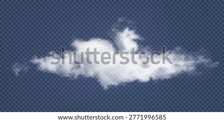 White smoke puff isolated on transparent black background. PNG. Steam explosion special effect. Effective texture of steam, fog, smoke png. Vector.