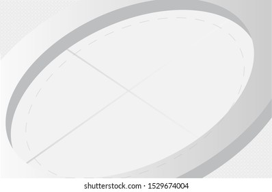 White smooth abstract architectural background. 3D illustration.