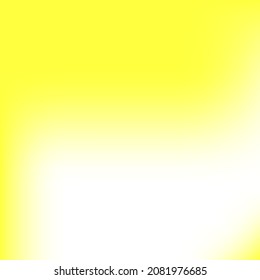 White Smooth Bright Yellow Gradient Background. Light Spotlight Vibrant Fashion Liquid Blurred Texture. Lemon Watercolor Multicolor Vector Gradient Mesh. Color Trendy Vivid Neon Blurry Background.