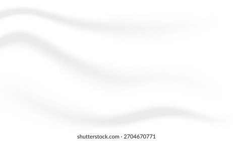 Fondo de textura de tela lisa blanca con arrugas y pliegues suaves