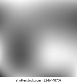 White Smooth Minimal Metallic Blurred Texture. Grey Empty Aluminium Silver Gradient Mesh. Digital Watercolor Dark Trendy Gradient Background. Monochrome Black Liquid Vector Blurry Wallpaper.