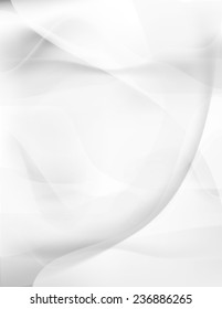 white smooth silk flow abstract background
