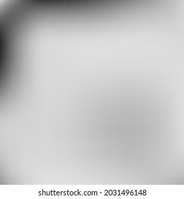 White Smooth Silver Watercolor Gradient Backdrop. Black Grey Metallic Empty Blurred Texture. Dark Trendy Minimal Aluminium Blurry Background. Monochrome Liquid Vector Digital Gradient Mesh.