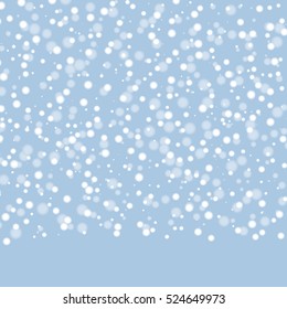 White snow abstract winter background. Vector illustration,eps 10