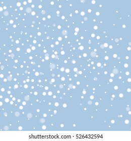 White snow abstract winter background. Vector illustration,eps 10.