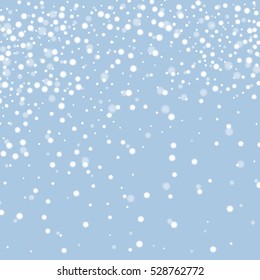 White snow abstract winter background. Vector illustration,eps 10