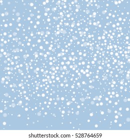 White snow abstract winter background. Vector illustration,eps 10