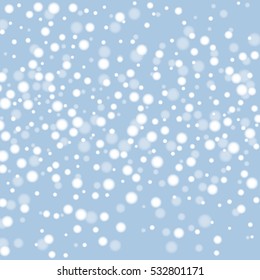 White snow abstract winter background. Vector illustration,eps 10.