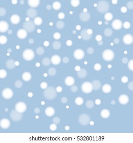 White snow abstract winter background. Vector illustration,eps 10.