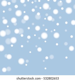 White snow abstract winter background. Vector illustration,eps 10.