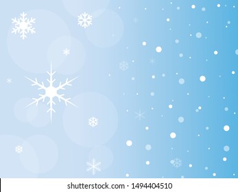 White snow background style and welcome to winter season.