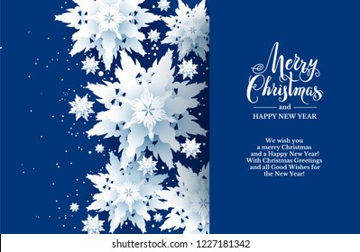White Snow card