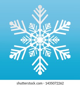 white snow design, paper art