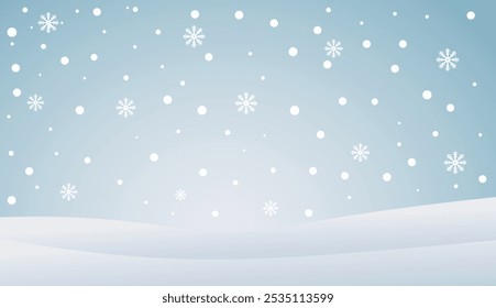 white snow falling abstract vector background